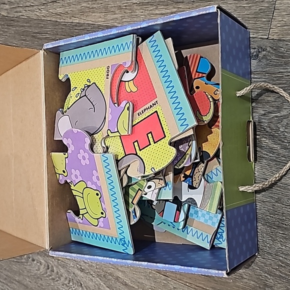 Melissa & Doug abc animals giant floor puzzle - Picture 4 of 5